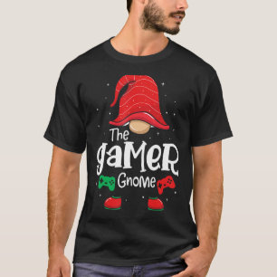 T-shirt Gamer Gnome Funny Christmas Matching Family Pyjama