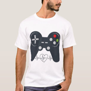 T-shirt Gamer Heartbeat 21