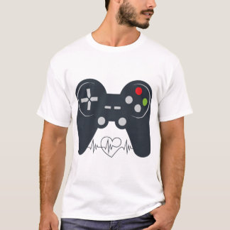 T-shirt Gamer Heartbeat 21