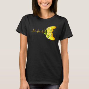 T-shirt Gamer Heartbeat Summer Lemon Video Game