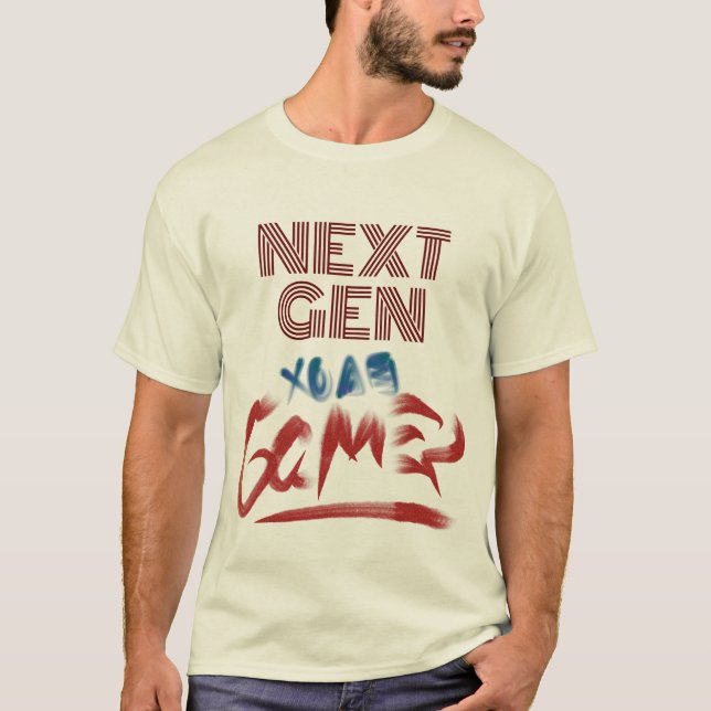 T-shirt Gamer nouvelle génération (Devant)