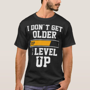T-shirt Gamer Old Gamer T Level Up Funny PC Gaming