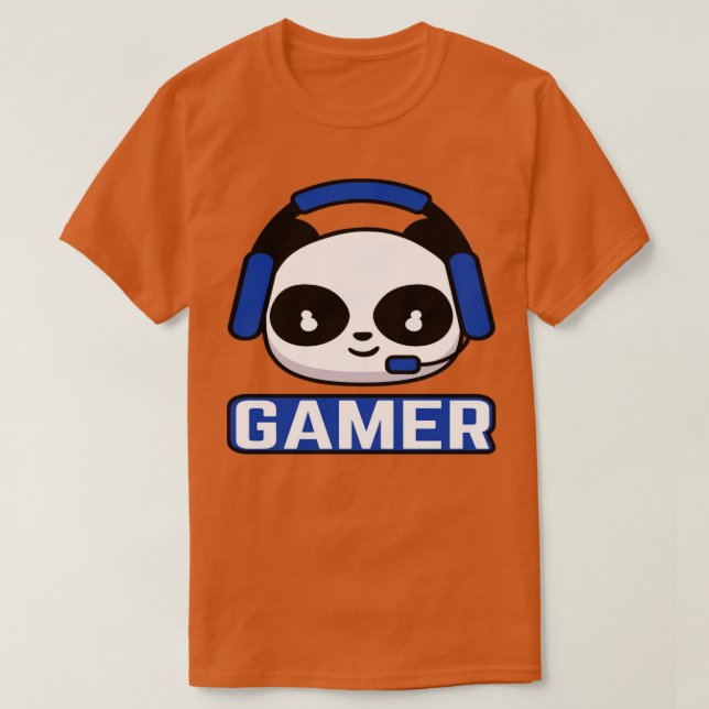 T-shirt Gamer Panda (Design devant)