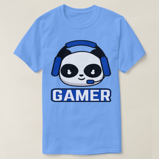 T-shirt Gamer Panda (Design devant)