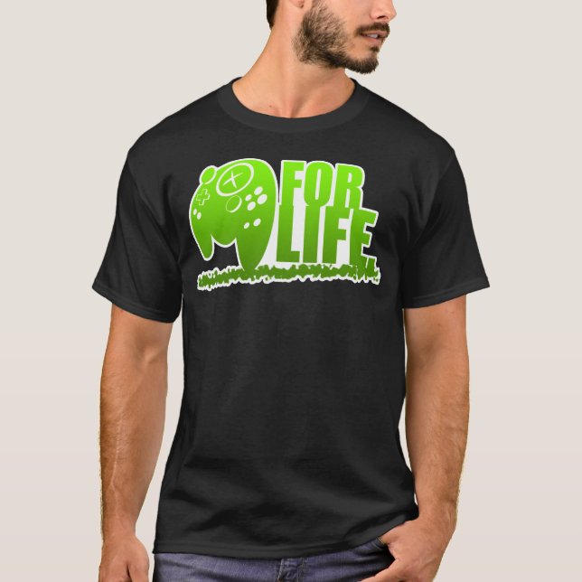T-shirt Gamer PENDANT la VIE (Devant)