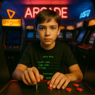 T-shirt Gamer personnalisé - Nom d'utilisateur et 