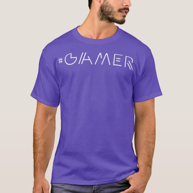 T-shirt GAMER Retro Jeu Vintage Joueur vidéo (Devant)