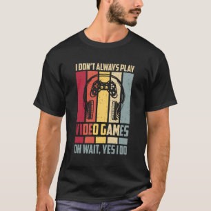 T-shirt Gamer Retro vintage Pour Garçons Ados