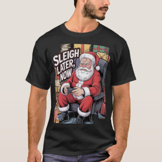 T-shirt Gamer Santa Claus