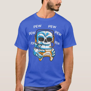 T-shirt Gamer Skeleton - Jeu vidéo de jeu en ligne