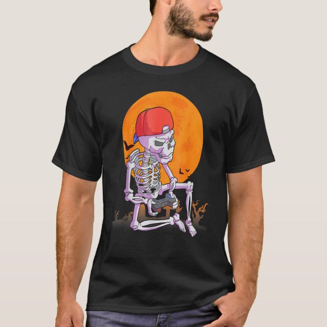 T-shirt Gamer Skull (Devant)