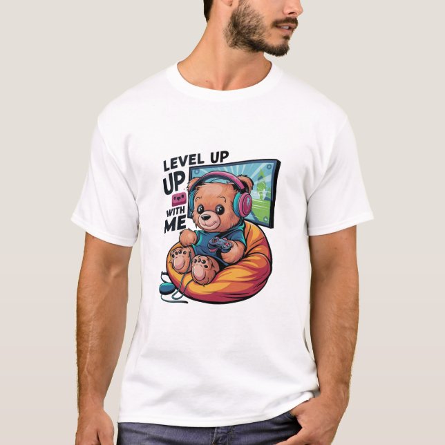T-shirt Gamer Teddy (Devant)