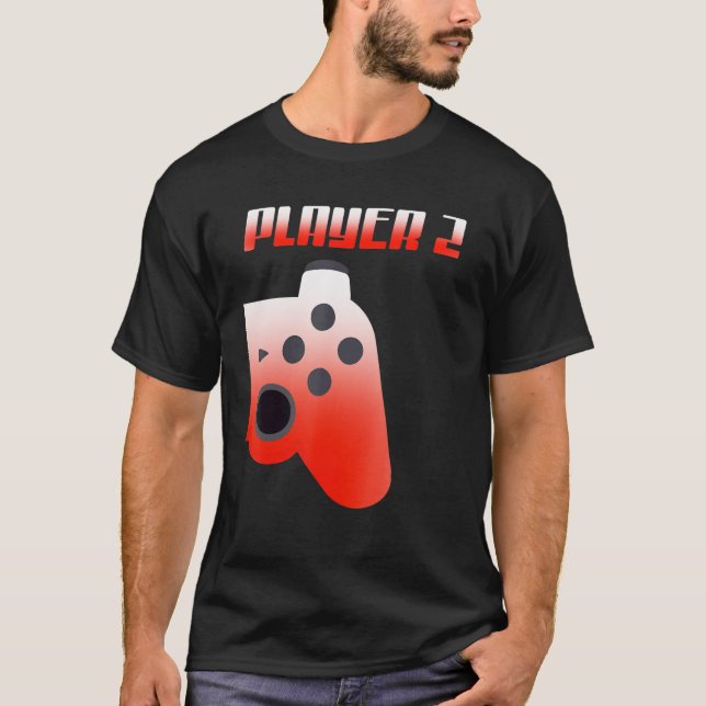 T-shirt Gamer tenue pour joueurs 2 partenaire pour multijo (Devant)