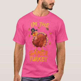 T-shirt Gamer Turquie chemise Vidéo Jeu Thanksgiving Turqu