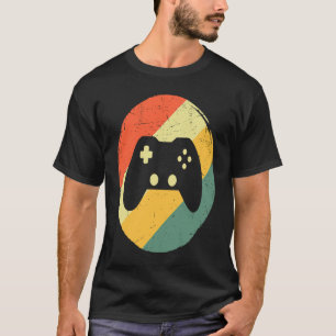 T-shirt Gamer Vintage Retro Jeux Vidéos Pour Garçons Homme