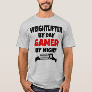 T-shirt Gamer Weightlifter