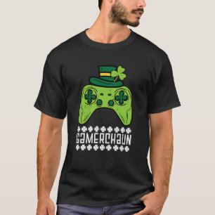 T-shirt Gamerchaun Irlandais Gamer Paddles Hommes St Patri