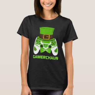 T-shirt Gamerchaun Irlandais Gamer Paddles Hommes St Patri