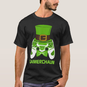 T-shirt Gamerchaun Irlandais Gamer Paddles Hommes St Patri