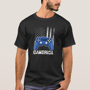T-shirt Gamerica 4E Juillet Jeux Vidéo Contrôleur Enfants