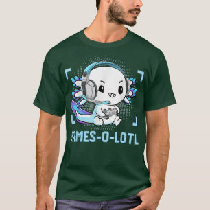T-shirt Gamesolotl Axolotl Vidéo Gamer Kawaii Pastel Goth