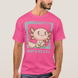 T-shirt Gamesolotl Gamer Axolotl Fish Jouer Jeux Vidéos