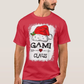 T-shirt Gami Claus Lumière de Noël Pyjama Famille Correspo