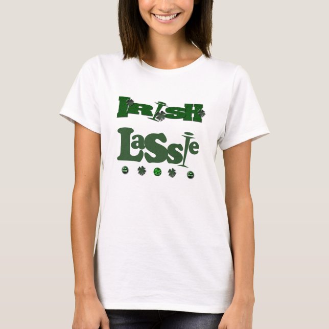 T-shirt Gamine irlandaise (Devant)