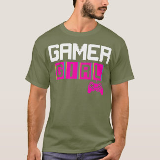 T-shirt GAMING 365 Gamer Girl Tee Cute Gaming Girls