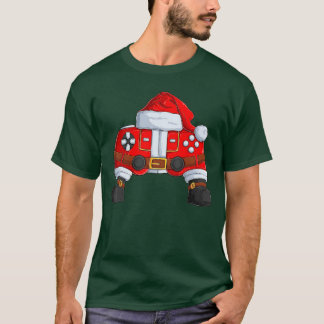 T-shirt Gaming Controller Christmas Santa Claus Men Boys G