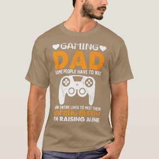 T-shirt Gaming Dad Console Gamer Video Game Player Fathers
