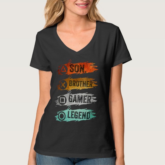 T-shirt Gaming  For Teenage Boys 8 16 Year Old Gamer (Devant)