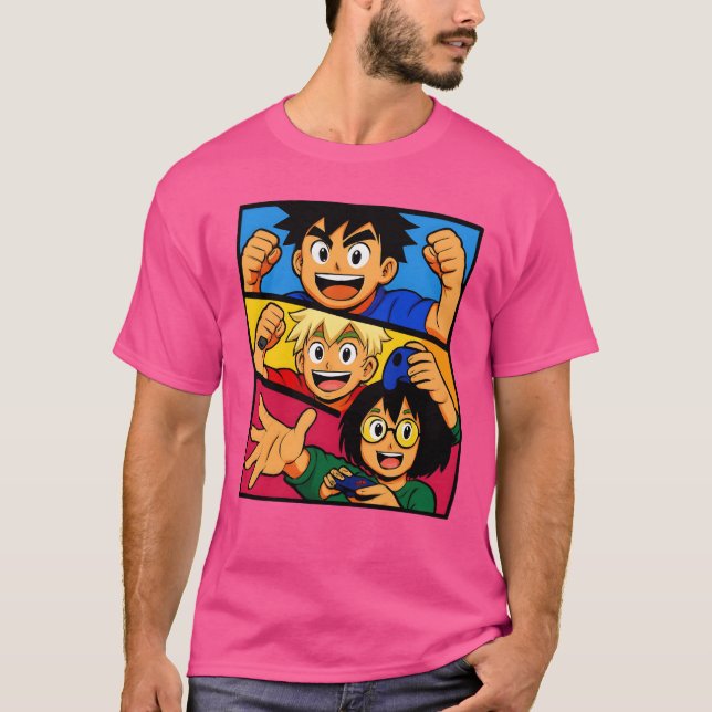 T-shirt Gaming Joyeam Victory retro gift (Devant)