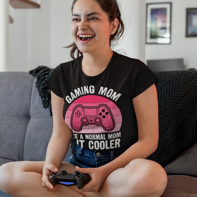 T-shirt Gaming Mom – Like a Normal Mom, But Cooler (Créateur téléchargé)