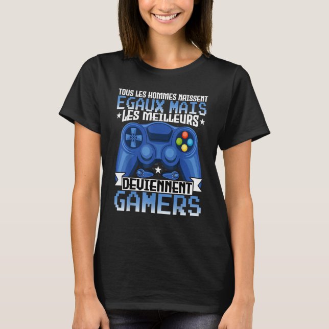 T-shirt Gaming   Tous Les Hommes Gamer Video Games (Devant)
