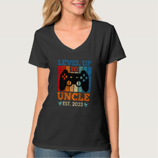 T-shirt Gaming Uncle Level up to Uncle 2023