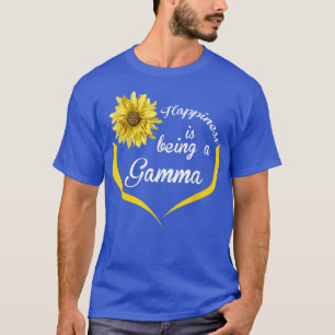 T-shirt Gamma Cadeau Le Bonheur Est Être Un Gamma 