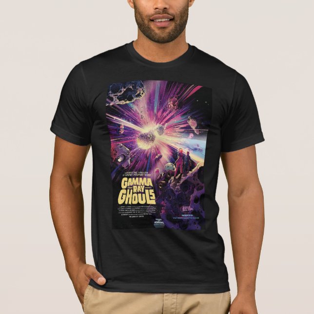 T-shirt Gamma Ray Burst Pulsars Kilonova Collision cosmiqu (Devant)