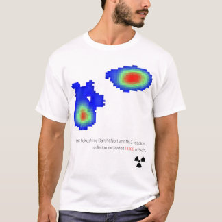 T-shirt Gamma views, between Fukushima Daiichi No.1 and No