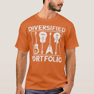 T-shirt Gamme diversifiée de guitares électriques Portefeu
