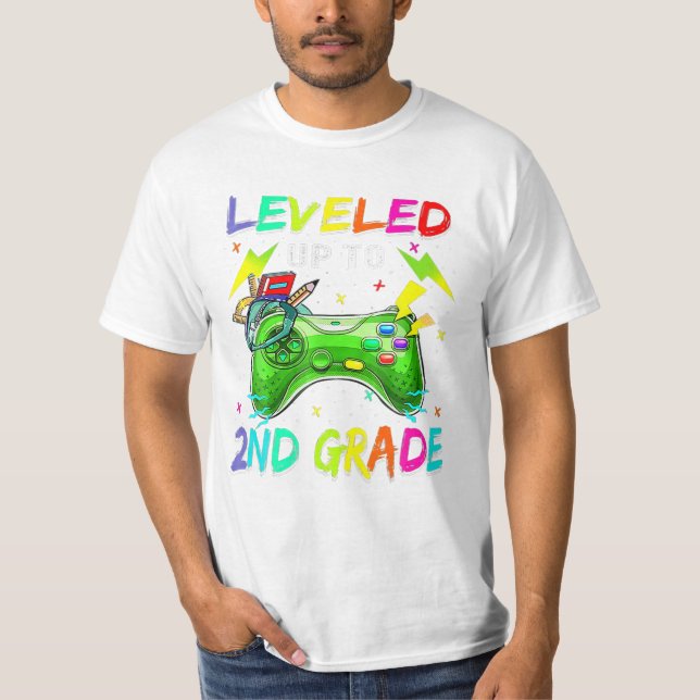 T-shirt Gamme Vidéo Jusqu'À 2E Classe (Devant)