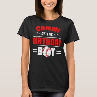 T-shirt Gammi Of The Birthday Boy Baseball Thème Famille B
