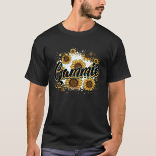 T-shirt Gammie Vache Imprimer tournesol Fête des Mères Cut