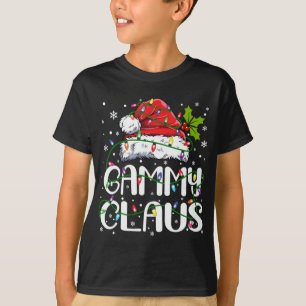 T-shirt Gammy Claus Noël Santa Chapeau Correspondances Fam