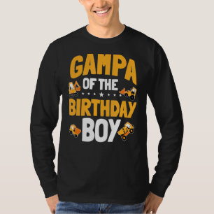 T-shirt Gampa De L'Anniversaire Garçon Anniversaire Travai