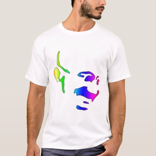 T-shirt gandhi rainbow2 (Devant)