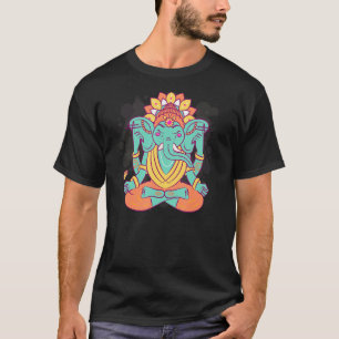 T-shirt Ganesh Chaturthi Hindouisme Prospérité Bonne fortu