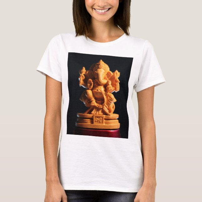 T-shirt Ganesh - Remover des Obstacles & Symbole de la Sag (Devant)