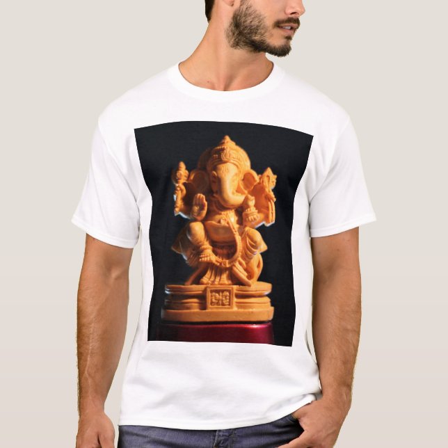 T-shirt Ganesh - Remover des Obstacles & Symbole de la Sag (Devant)