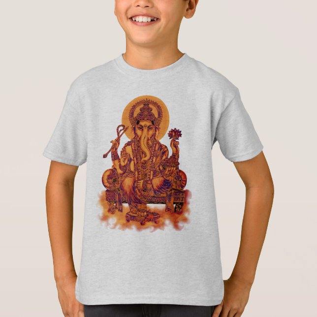 T-shirt Ganesh - solvant des obstacles (Devant)